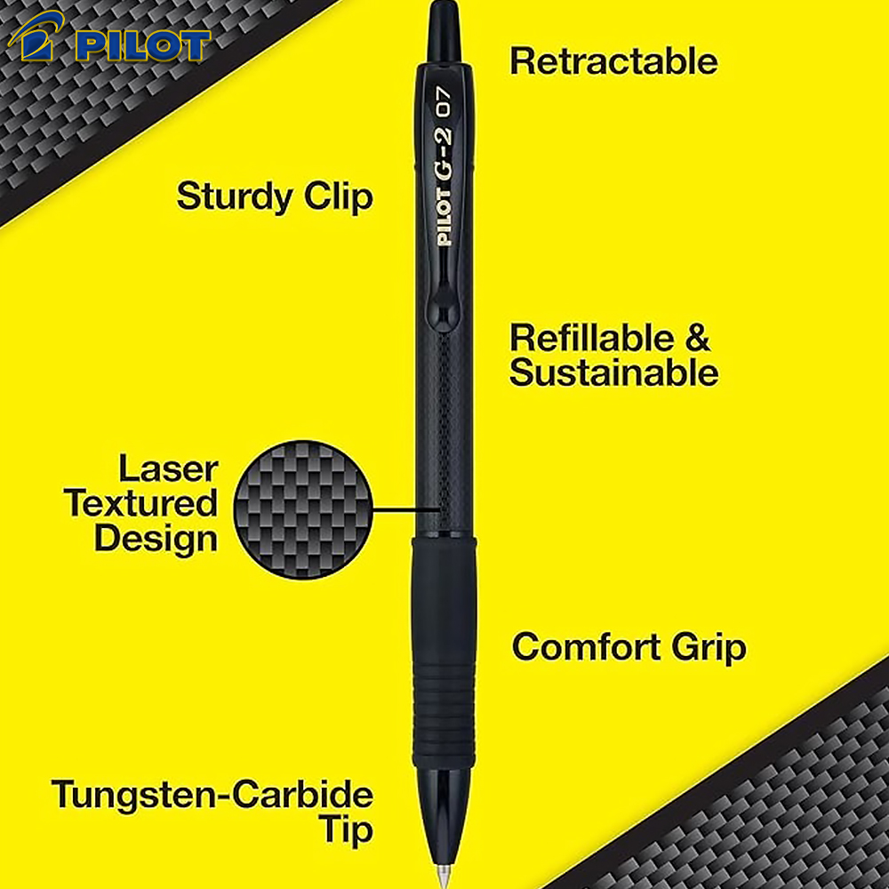 Pilot Pen G2 - Nouveau stylo Gel pilote japonais G2