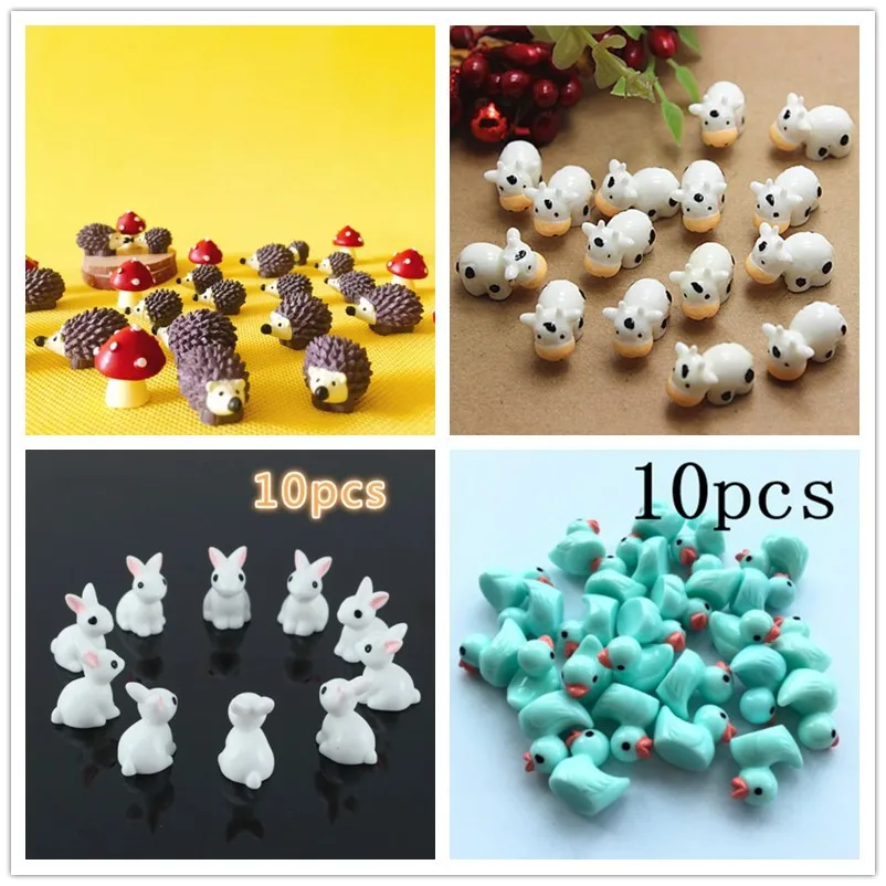 Terrarium Moss Art - Figurines d'animaux pour décoration de table,