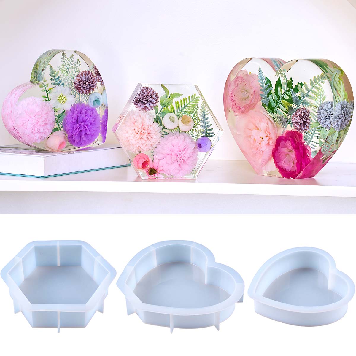 Grand moule en silicone en for - Resin Craft Ideas avis et prix