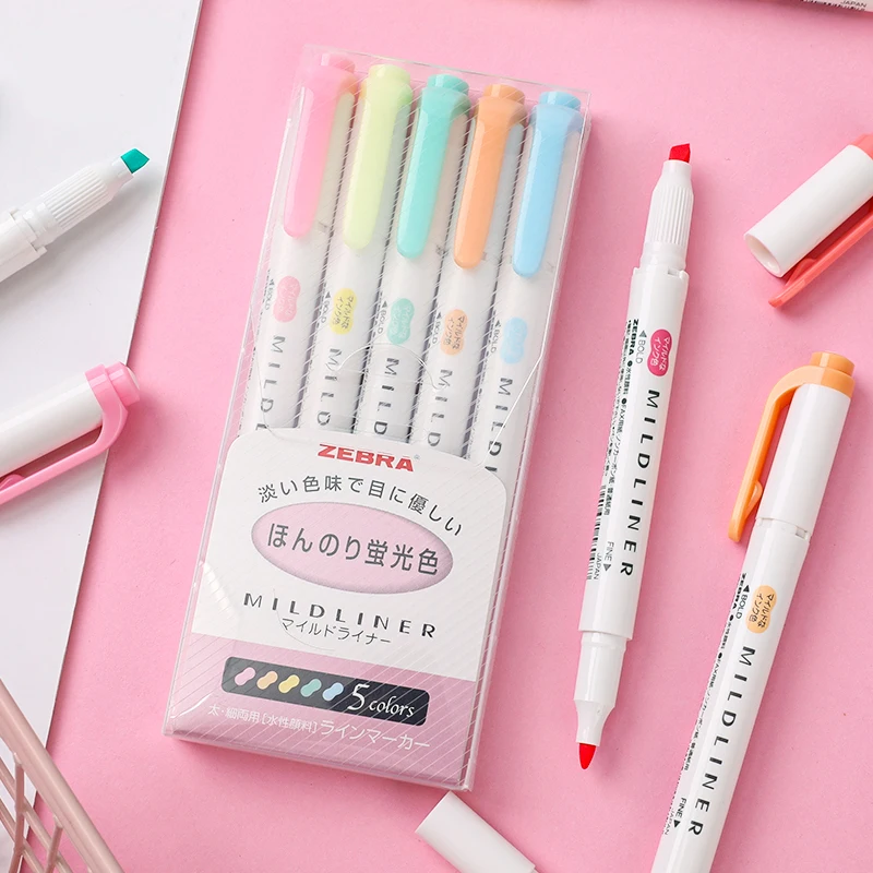 Ensemble de stylos marqueurs à - Zebra Pen Mildliner avis et prix