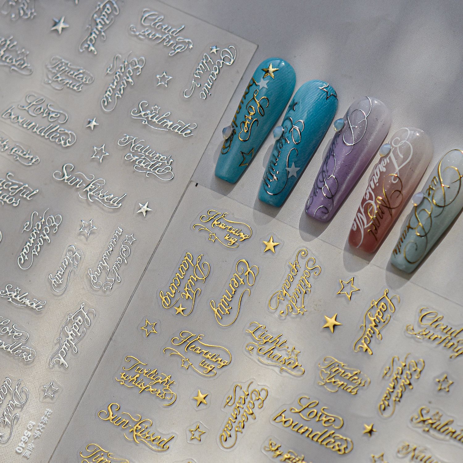 1 autocollant 5D en feuille d' - Gold Foil Flakes avis et prix